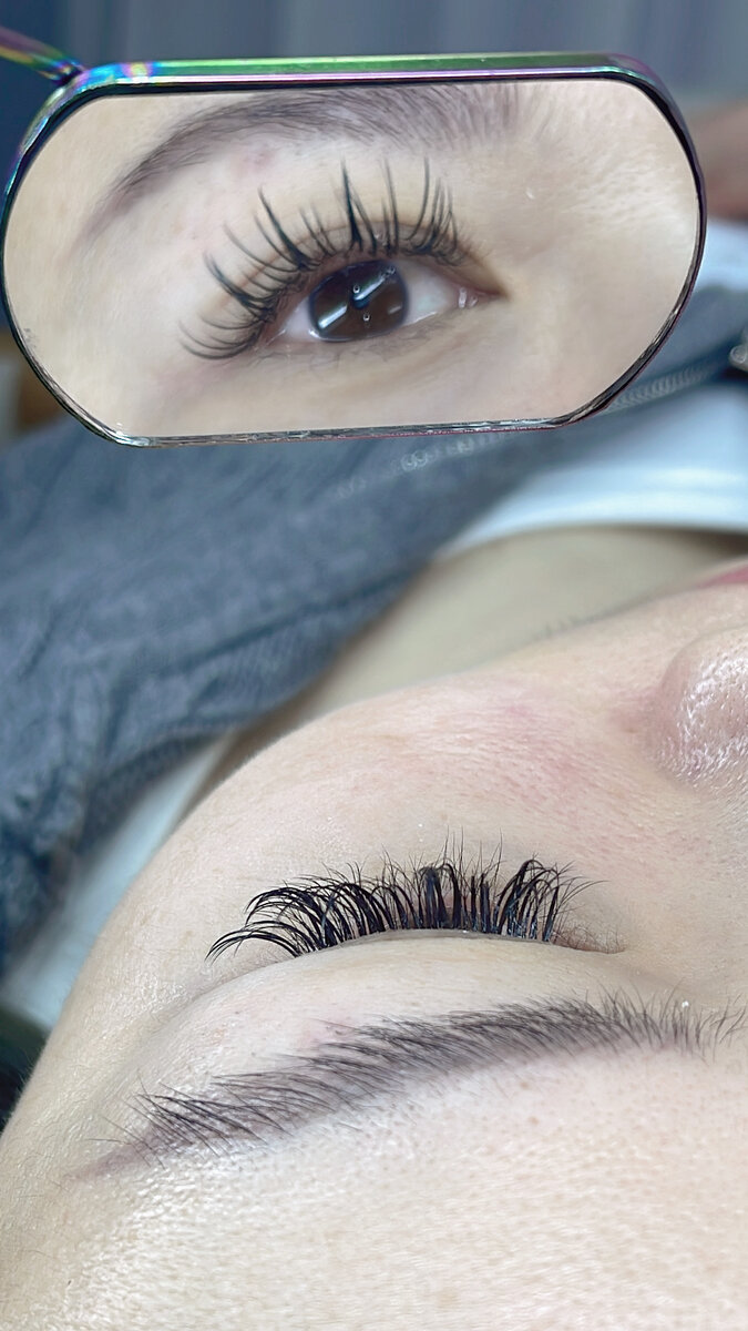 Natural lash extension results Melbourne